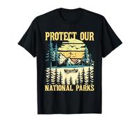 Protégez nos parcs nationaux américains - Amateur de randonnée et de camping T-Shirt
