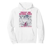 Protégez nos Parcs nationaux Cryptid Campfire Camping Sweat à Capuche