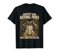 Protégez nos Parcs nationaux où Les légendes se déplacent Toujours Librement T-Shirt Graphique avec Valeur