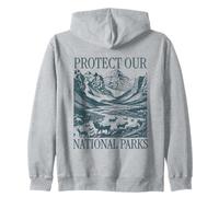 Protégez nos parcs nationaux - Résistez à Save Nature Wildlife Sweat à Capuche