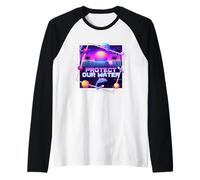 Protégez Notre Eau Synthwave Dolphin 80s Conservation de l'Océan Manche Raglan