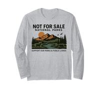 Protégez Notre Parc National rétro Vintage Pas à Vendre Support Manche Longue