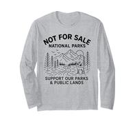 Protégez Notre Parc National rétro Vintage Pas à Vendre Support Manche Longue