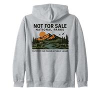 Protégez Notre Parc National rétro Vintage Pas à Vendre Support Sweat à Capuche