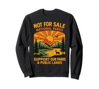 Protégez Notre Parc National rétro Vintage Pas à Vendre Support Sweatshirt