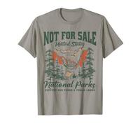 Protégez Notre Parc National rétro Vintage Pas à Vendre Support T-Shirt