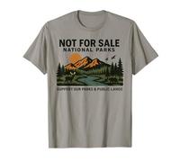 Protégez Notre Parc National rétro Vintage Pas à Vendre Support T-Shirt