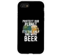 Protégez Notre planète, C'est Le Seul avec de la bière Save Earth Coque pour iPhone SE (2020) / 7/8