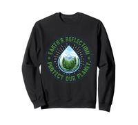 Protégez Notre planète Terre Reflet Nature Conservation des Sweatshirt