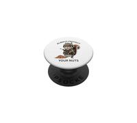 Protégez Toujours Vos Noix Écureuil Mignon Portant Un Style Militaire PopSockets PopGrip Adhésif