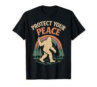 Protégez Votre Paix Bigfoot Sasquatch Nature Graphic T-Shirt
