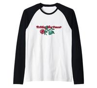 Protégez Votre Paix Illustration de Rose Sauvage épineuse Rouge Manche Raglan