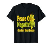 Protégez Votre Paix Positive Vibes Citation sur la santé mentale T-Shirt