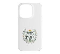 Protégez Votre Paix Un Jour à la Fois Santé mentale Coque pour iPhone 14 Pro
