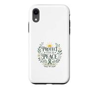 Protégez Votre Paix Un Jour à la Fois Santé mentale Coque pour iPhone XR