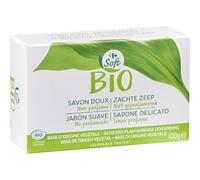 Protégez votre peau au quotidien avec le savon doux non parfumé CARREFOUR SOFT BIO, format 100g idéal pour une hygiene respectueuse et naturelle - Lot de 4