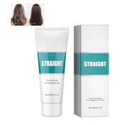 Protein Correcting Hair Straightening Cream , Hair Straightening Treatment Cream For Curly Hair , Nourishing Fast Smoothing Collagen Hair Straightener Cream , For All Hair Types (2 pcs)