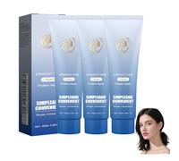 Protein Hair Straightening Cream-100ml Fast Smoothing,Frizz Control&Glossy Silk Finish,Styling Treatment for Curly/Frizzy/Wavy Hair,Suitable for Women&All Hair Types,Enhances Natural Beauty (3PCS)