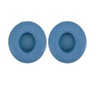 Protein Leather Earmuffs for Solo4 Headphones Soft Sponges Earpads Case Covers Ear Pad Earphone Cushions(Rock Cyan)