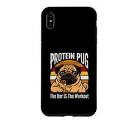 Protein Pug The Bar is The Workout Gym Pug Humour Coque pour iPhone XS Max