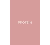 Protein: Simple Daily Macro Tracker For Your Food Diet and Nutrition | Pastel Pink