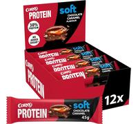 Protein Soft- Milk Chocolate And Caramel Protein Bars,30% Protein,0% Added Sugars,Pack Of 12x45g,Taste The Power