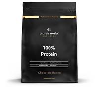 Protein Works - 100% Protein Poudre, 50 Portions, Mélange Quadri-Protéines, Peptides de Glutamine, Formule Protéinée Propre, Chocolat Bueno, 1.25kg