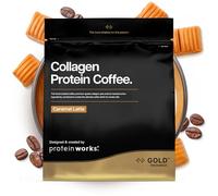 Protein Works | Café Protéiné au Collagène - Gold, Caramel Latte, 475g