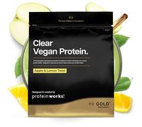 Protein Works | Clear Vegan Protein - Gold, Pomme & Citron, 270g | Protéine de Pois Hydrolysée, Boisson Protéinée Rafraîchissante, Faible en Sucre, Sans Gras, 18 Portions