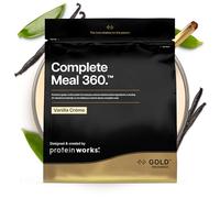 Protein Works | Complete Meal 360 - GOLD Innovation, Substitut de Repas, Boisson Protéinée, Riche en Fibres, Vitamines et Minéraux, Oméga-3, Vanille Française, 5 Repas, 500 g
