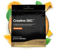 Protein Works | Creatine 360 - GOLD Innovation, Monohydrate de Créatine, CoQ10, Aquamin, Vitamines D3 & B6, Magnésium, Focus & Clarté Mentale, Soutien Cellulaire, Orange & Mangue, 60 Portions, 300g