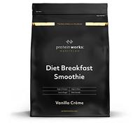 Protein Works | Diet Breakfast 360 - GOLD Innovation, Shake Sostitutif Repas Minceur à Emporter, Avec Caféine, Faible Sucre, Crème Vanille, 36 Portions, 2kg