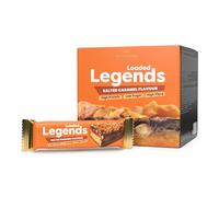 Protein Works | Loaded Legends, 12 Barres Protéinées, Salted Caramel