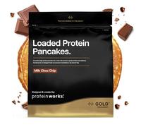 Loaded Pancakes Protéinés | Pépites de Choc au Lait | Petit déjeuner riche en protéines | Encas à faible teneur en sucre | Facile et rapide à préparer | Protein Works | 1kg