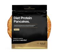 Protein Works | Pancakes Protéinés Diététiques - Gold, Nature, 1kg | Préparation en Poudre pour Pancakes Protéinés, Petit-Déjeuner, Faible Calorie Gras & Sucre, Glucomannane, 25 Portions