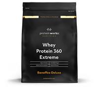 Protein Works - Protéine Whey 360 Extrême | Premium Whey Shake | Apport protéinés | Protéines haut de gamme | 17 Servings | Banane Caramel Deluxe | 600g