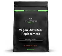 Protein Works | Vegan Diet Meal 360 - GOLD Innovation, Protéines Vegan, Shake Sostitutif Repas Dietétique, Supporte Perte de Poids, Faible Sucre, Riche en Fibres, Chocolat Onctueux, 30 Repas, 2kg
