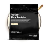 Protein Works | Vegan Pea Protein - BLACK Innovation, Nature, Protéines Vegan Premium, Isolat Protéine Pois, 24 g Protéines/Portion, Faible Gras & Glucides, 100% Végétal, 16 Portions, 500g