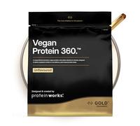 Protein Works | Vegan Protein 360 - Gold, Nature, 2kg | Protéine Végane, Mélange Multi-Protéines, 100% Végétal, Faible en Gras, 12 Vitamines & Minéraux, 87 bienfaits, 66 Portions