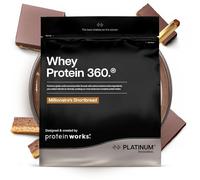 Protein Works | Whey Protein 360 - PLATINUM Innovation, Protéines Whey Isolate, Electrolytes Ajoutés, Enzymes Digestives, Omega 3, Sans Sucres Ajoutés, Biscuit Choco-Caramel, 34 Portions, 1.2 kg