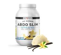 PROTEINE ABDO SLIM - Protéine de Sèche Minceur Multi-Actions à Base de Protein Whey, Thé Vert, Carnitine, Minéraux - 1,5kg - Saveur Vanille - Eric Favre