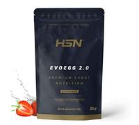Protéine d’Oeuf de HSN Evoegg 2.0 | 100% Albumine d’Oeuf en Poudre | Idéal pour les Personnes Intolérantes au lactose et Ovo-lactovégétariens | Non-OGM, Sans Gluten | Fraise | 2 Kg