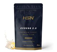 Protéine d’Oeuf de HSN Evoegg 2.0 | 100% Albumine d’Oeuf en Poudre | Idéal pour les Personnes Intolérantes au lactose et Ovo-lactovégétariens | Non-OGM, Sans Gluten | Chocolat Blanc - Citron | 2 Kg