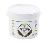 Protéine De Chanvre Bio - Bioptimal - 50% De Protéines - Bcaa Oméga 3 Fibres - Poudre De Graine De Chanvre Crue - Cultivé En Europe - 100% Pur - Conditionné En France - Certifié Par Ecocert - 1,5 Kg