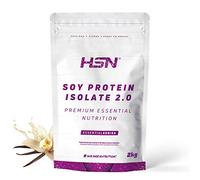 Protéine de Soja de HSN | Protéine Végétalienne | Soy Isolate Protein | Sans Gluten, Sans Cholestérol, Sans Lactose, Saveur Vainille, 2Kg