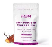 Protéine de soja isolée de HSN | Saveur chocolat et noisettes 2 kg = 67 prises par paquet | 100 % végétalien | Soy Protein Isolate | Non-OGM, sans gluten