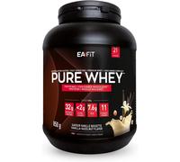 EAFIT - Protéine Whey Pure Whey - Vanille/Noisette, BCAA - 31 g de protéines - 850 g