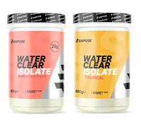 Protéine en poudre framboise-menthe tropical Empose Water Clear Isolate Rose TU