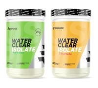 Protéine en poudre poire et tropical Empose Water Clear Isolate Vert TU