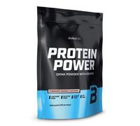 BioTech USA Protein Power – hyperprotéiné sans sucre sans lactose sans gluten – Fraise-Banane 1 kg